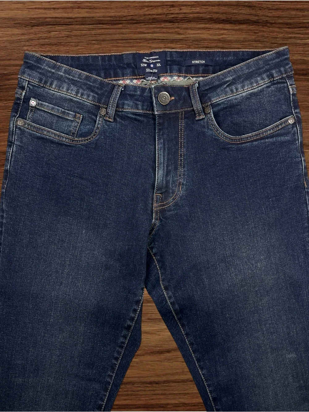 Ben Sherman Shoreditch Wash Men’s Slim Fit Jeans Size 32/32